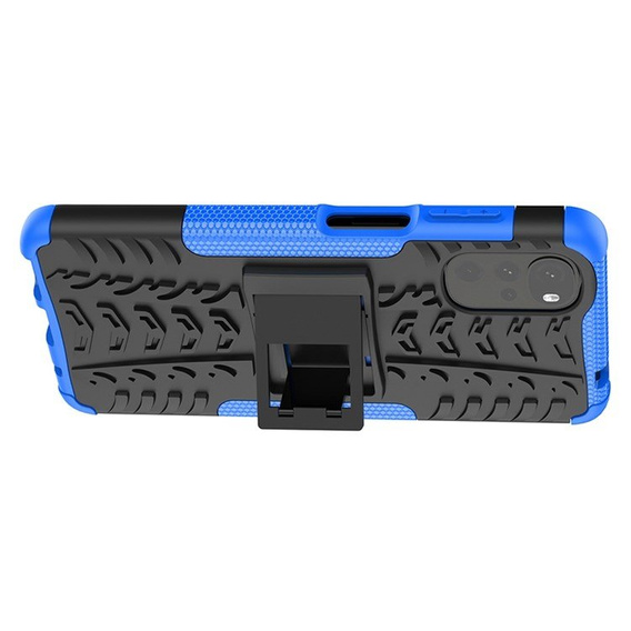 Case for Motorola Moto G22, Tire Armor, blue