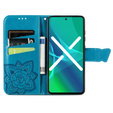 Flip case for Realme 11 Pro / 11 Pro +, Butterfly, blue