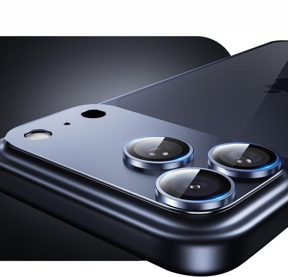 2x ERBORD tempered glass for iPhone 17 Pro camera island