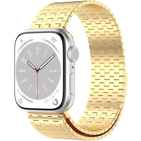 Steel Bracelet for Apple Watch 1/2/3/4/5/6/7/8/SE/ULTRA 42/44/45/49 MM - gold