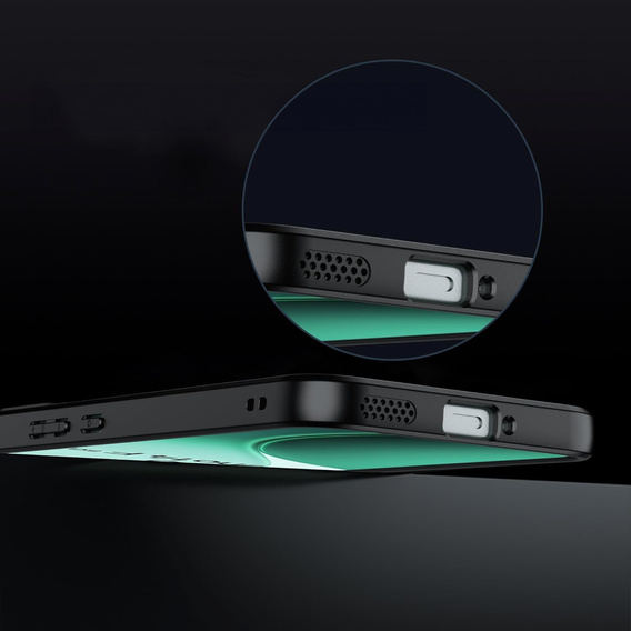 Matt Case for Oppo Reno 14, for MagSafe, translucent black