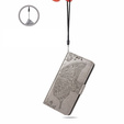 Flip case for Motorola Moto G24 / G24 Power / G04, Butterfly, grey