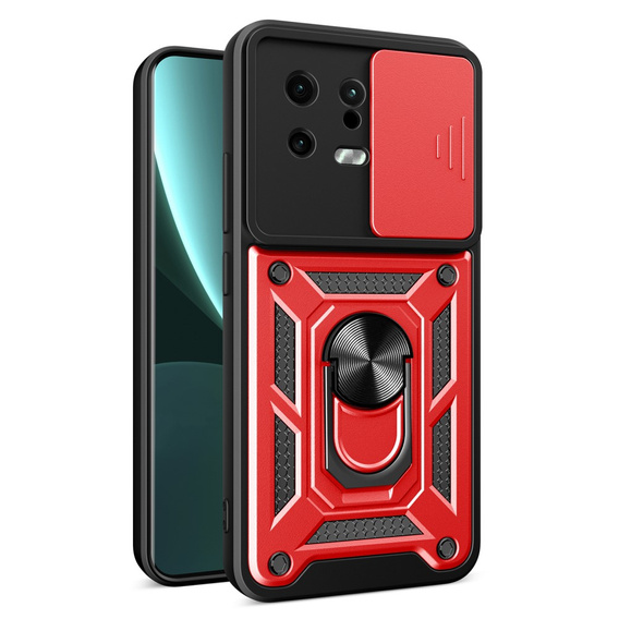 Case for Xiaomi 13, CamShield Slide, red