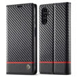 Flap case for Samsung Galaxy S25, Carbon LC.IMEEKE, black