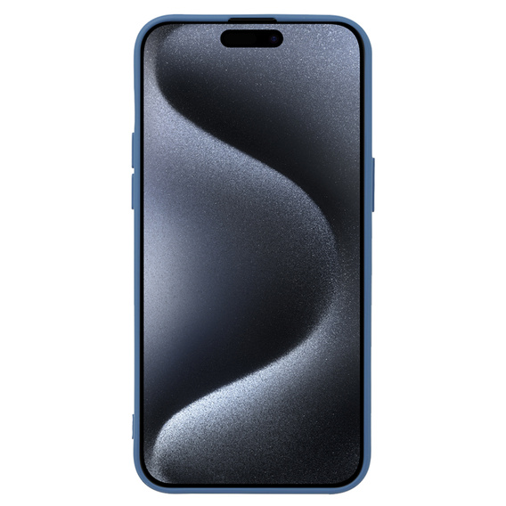 Case for iPhone 15 Pro, Silicone Lite, dark blue