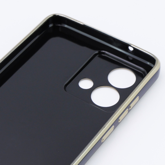 Case for Motorola Moto G84 5G, Glamour CamShield, black