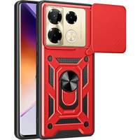 Case for Infinix Note 40 Pro, CamShield Slide, red