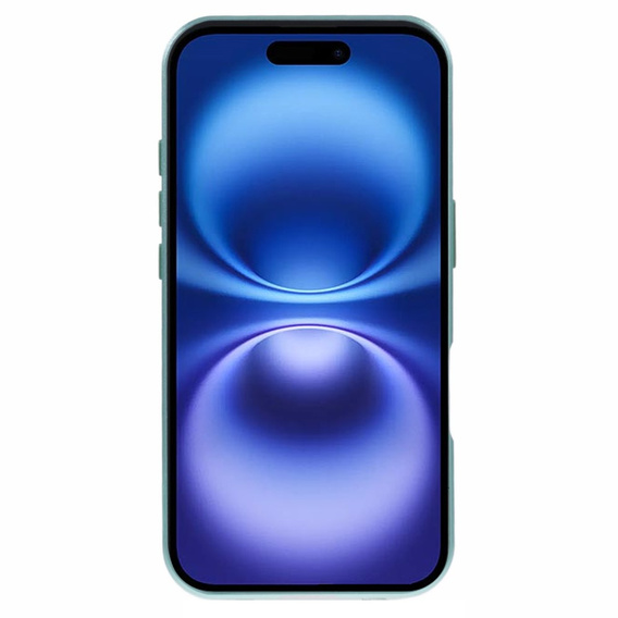 Case for iPhone 16, Magnetic Dual Glass, green