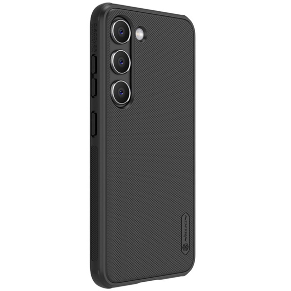 NILLKIN Case for Samsung Galaxy S23, Super Frosted Shield Case, black