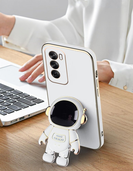Case for Oppo Reno 12, Astronaut, white