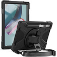 Armored Case for Lenovo Tab P11 Pro Gen 2 TB132FU TB132XU 11.2", protective 360 with stylus slot, black