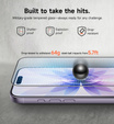 2x SURITCH tempered glass for iPhone 17/16 Pro