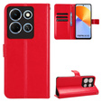 Flip case for Infinix Note 30, Crazy Horse Wallet, red