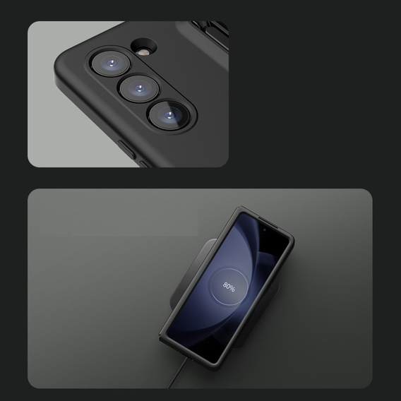 NILLKIN Case for Samsung Galaxy ZFold5 5G, Flex Pure, black