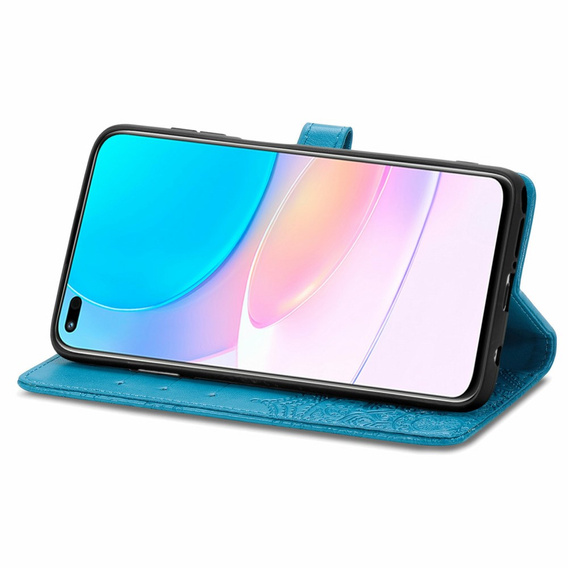 Flip case for Huawei nova 8i, Mandala, blue