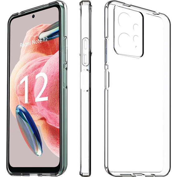 Thin Case for Xiaomi Redmi Note 12 4G, Slim, transparent