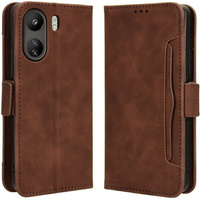 Flip case for Xiaomi Redmi 13C / Poco C65 Card Slot, brown