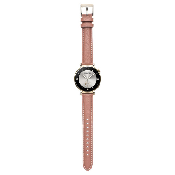 Natural leather strap for watches with 18mm attachment width