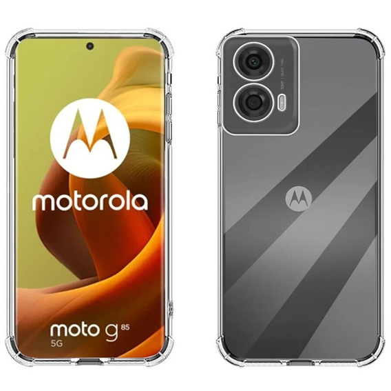 Case for Motorola Moto G85, Dropproof, transparent