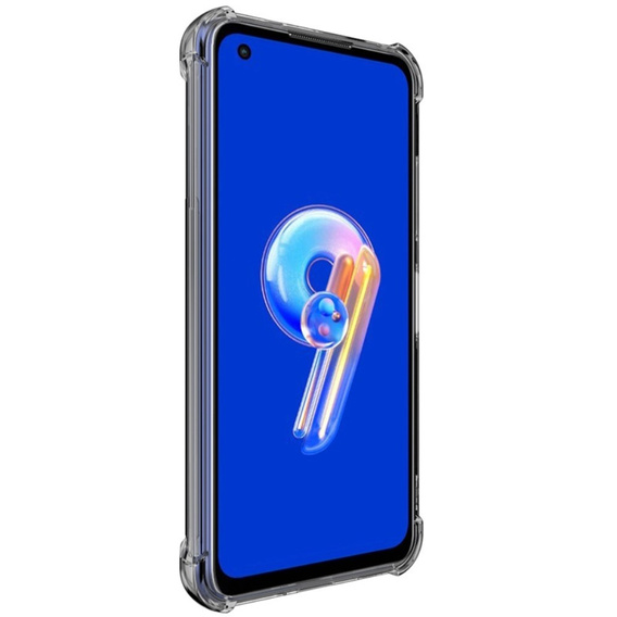 IMAK case for Asus Zenfone 9 5G / 10 5G, Dropproof, transparent / black