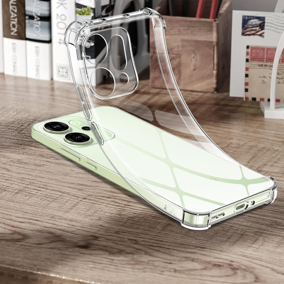 Case for Oppo Reno 14, reinforced, with camera protection, transparent