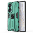 Case for Honor 70 5G, Military kickstand, green
