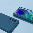 Case for Samsung Galaxy M55 5G, Silicone Lite, dark blue