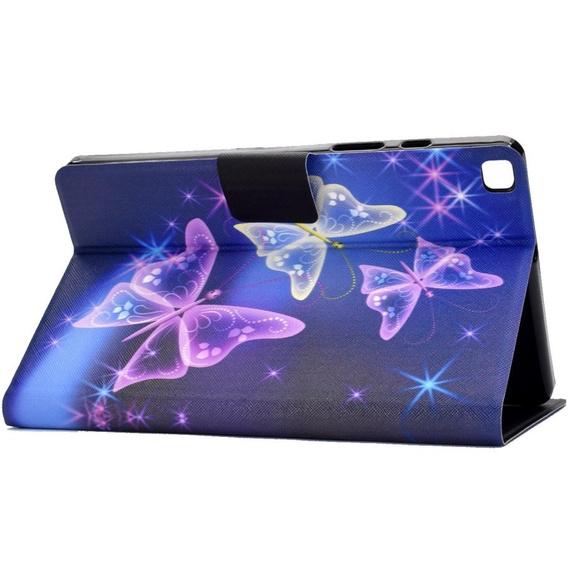 Case for Samsung Galaxy Tab A7 10.4 2020 T500 T505, butterflies, purple