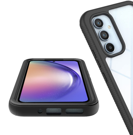 Case for Samsung Galaxy A54 5G, Shockproof, with film, black