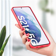 Case for Samsung Galaxy S21+ Plus, Silicone Lite, red