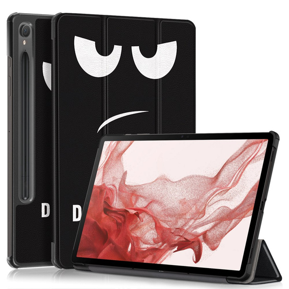 Case for Samsung Galaxy Tab S9, Smartcase Hybrid Pen Slot, don't touch me