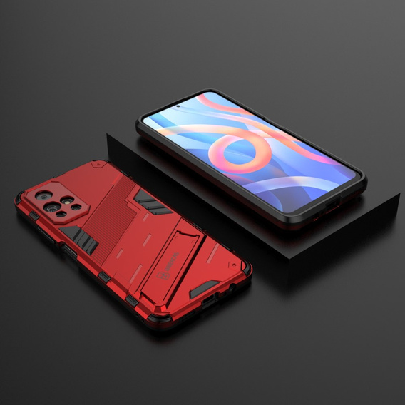 Case for Xiaomi Poco M4 Pro 5G / Note 11S 5G, Military kickstand, blue