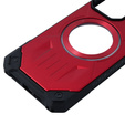 Case for iPhone 14 Pro Max, Heavy Duty, for MagSafe, red