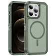 Case with frame for iPhone 12/12 Pro, for MagSafe, green
