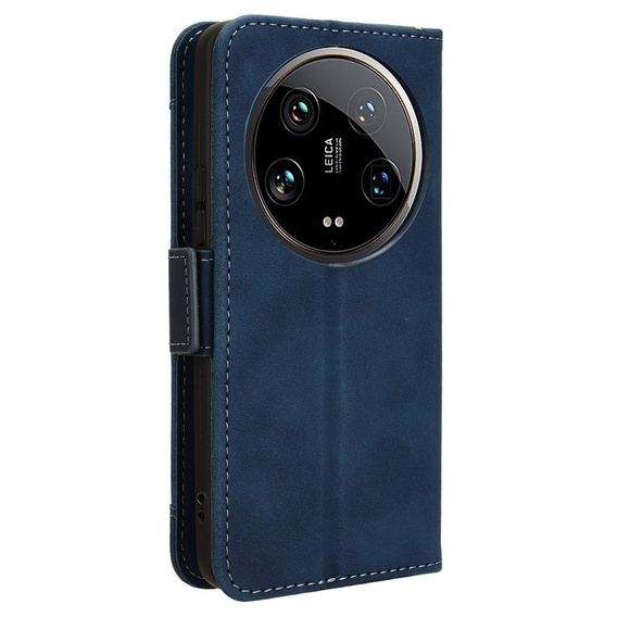 Flip case for Xiaomi 14 Ultra, Card Slot, dark blue