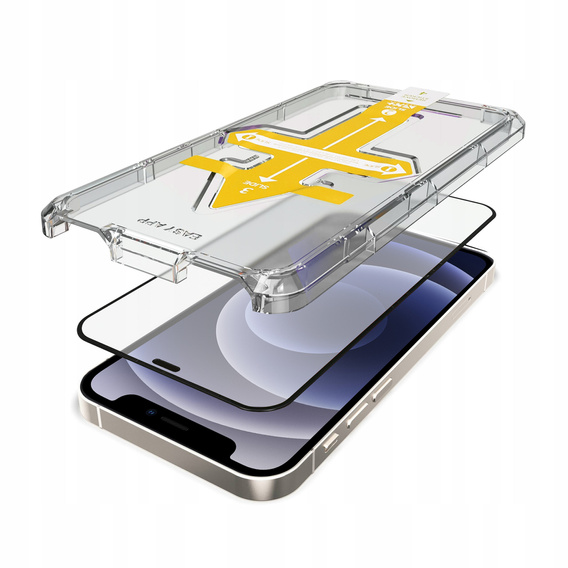 2x Tempered Glass for iPhone 12 Mini, ERBORD Easy App Full Screen Protector
