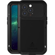 Love Mei Case for iPhone 13 Pro, armored with glass, black