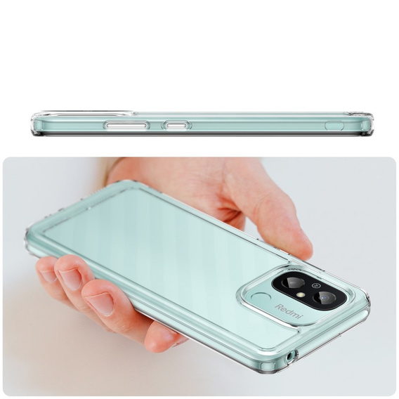 Case for Xiaomi Redmi 12C, Fusion Hybrid, transparent
