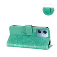 Flip case for Xiaomi Redmi Note 12 5G / POCO X5 5G, Mandala Flower, green