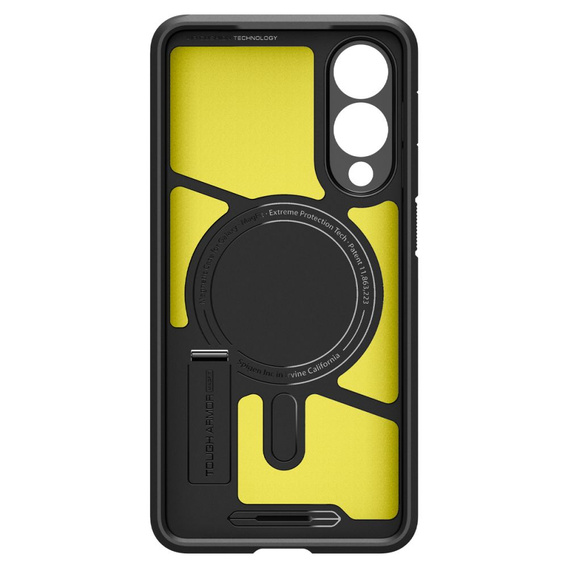 Spigen case for Samsung Galaxy S25 Edge, Tough Armor Mag MagSafe, black + 9H Tempered Glass