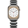 Bracelet Stainless for Apple Watch 1/2/3/4/5/6/7/8/SE/ULTRA (42/44/45/49 MM) - Silver/Black