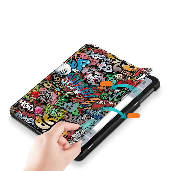 Case for Huawei MatePad SE 10.4 2022, Smartcase, graffiti