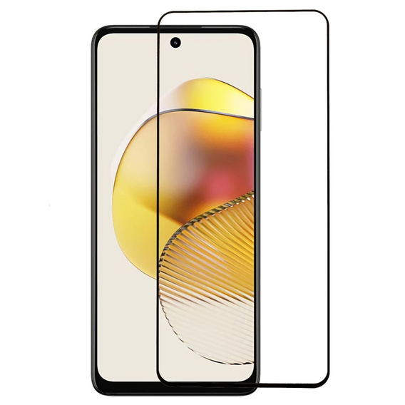 3D Tempered Glass for Motorola Moto G73 5G, black