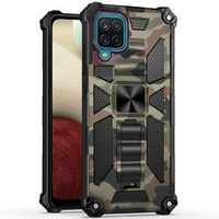 Case for Samsung Galaxy A12 / M12 / A12 2021, Armor Kickstand, green