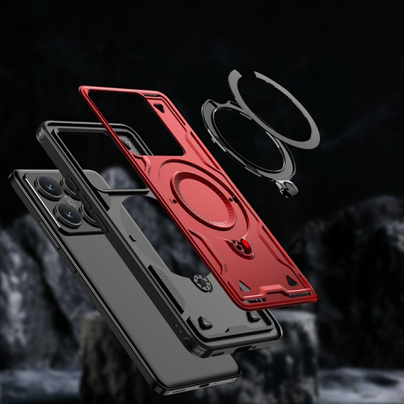 Case for Xiaomi 14T, Military MagSafe, red