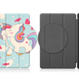Case for Lenovo Tab M8 Gen 4 TB-300FU, Smartcase, unicorn