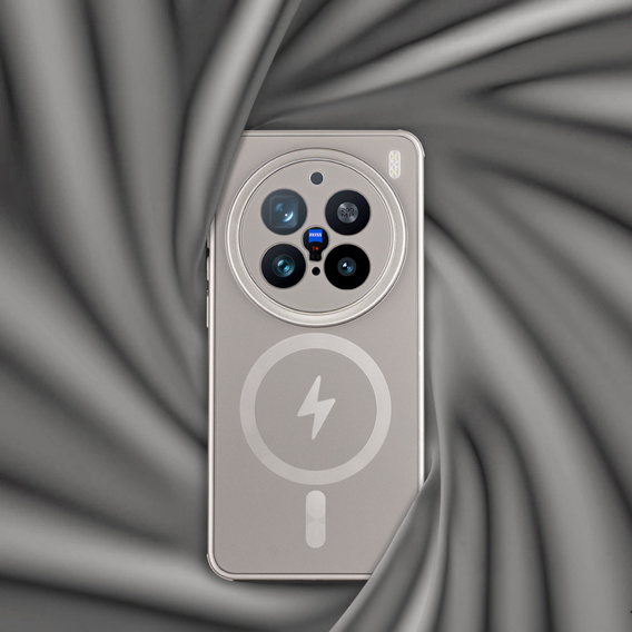 The casefor Vivo X200 Pro 5G, MagSafe, titanium gold