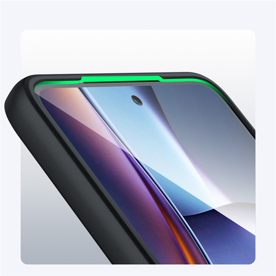 Case for Xiaomi Redmi 15 5G / 4G, with camera protection, transparent with black sides