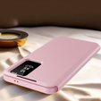 Flip case for Samsung Galaxy S25+ Plus, Smart View Wallet, pink