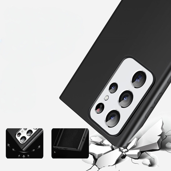 Case for Samsung Galaxy S24 Ultra, Silicone MagSafe, black